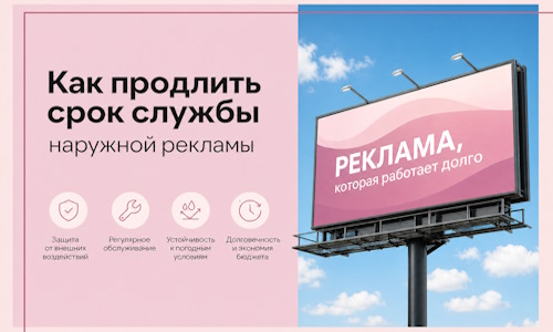 Как продлить срок службы наружной рекламы в Симферополе