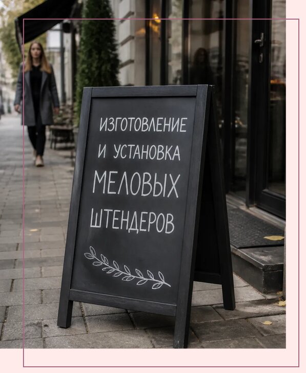 Меловые штендеры в Симферополе по цене от 6752 р. | Аванза-Сим